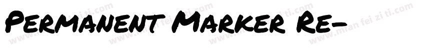 Permanent Marker Re字体转换